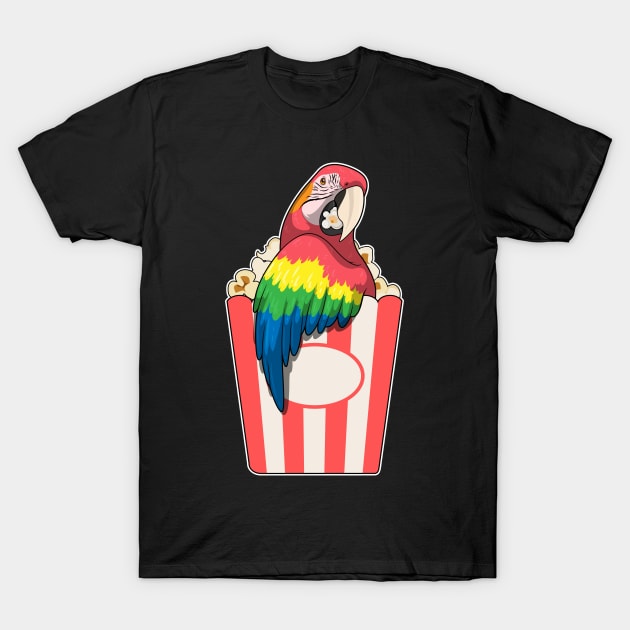 Parrot Popcorn T-Shirt by Markus Schnabel